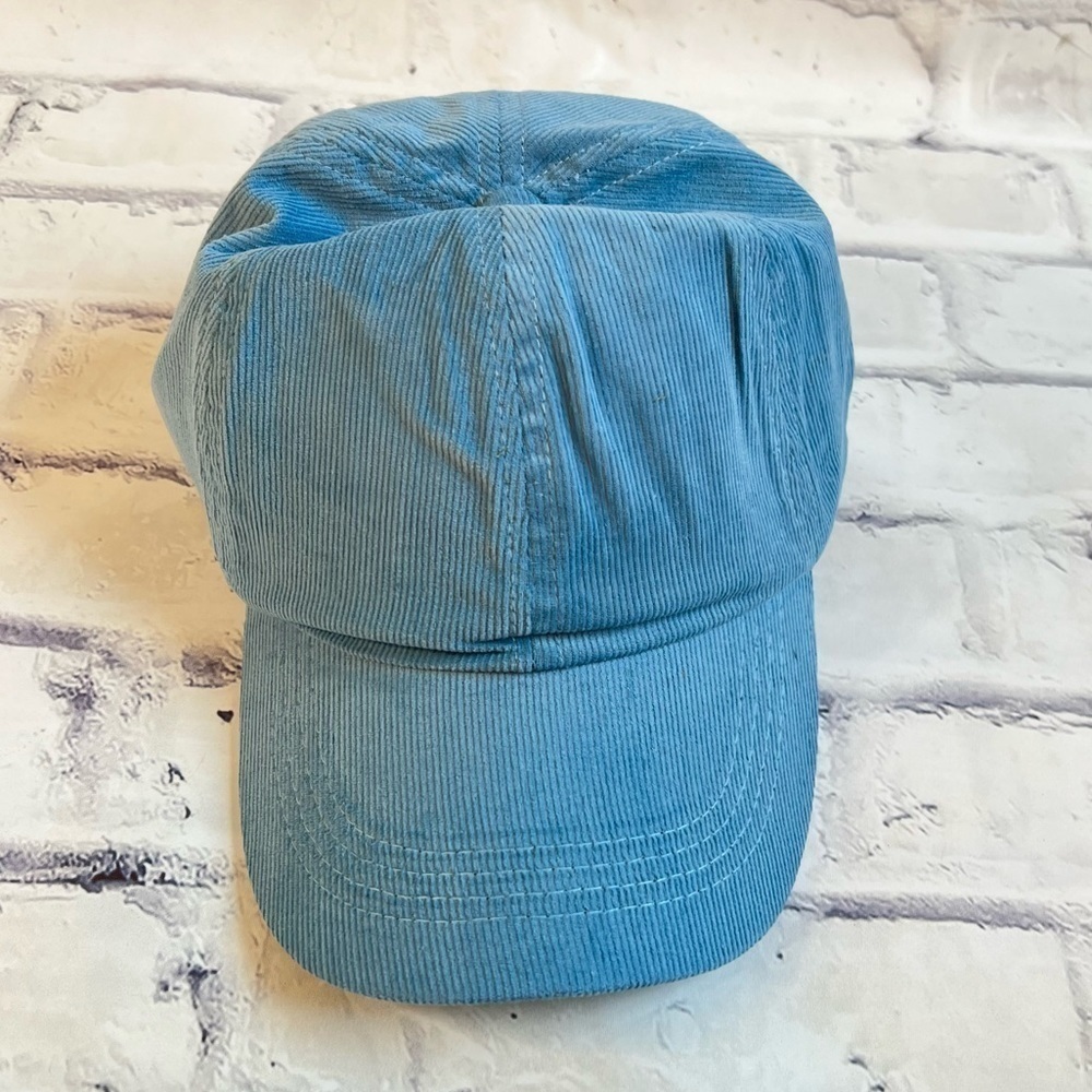 NWT woman’s Jenni corduroy chambray colored adjustable cotton baseball hat